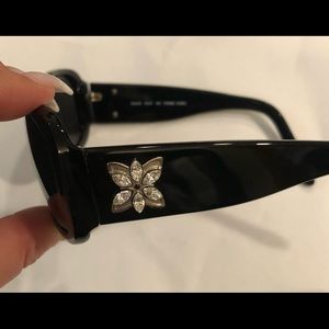 Black sunglasses Swarovski crystal